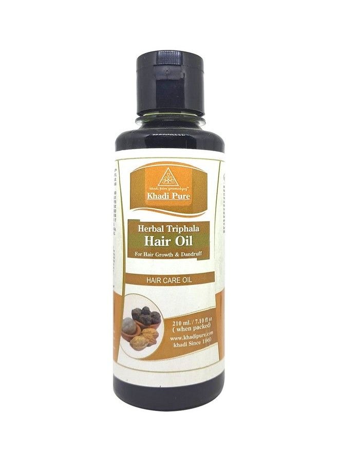 Khadi Pure Gramodyog - Herbal Triphala Hair Oil 210Ml - Image 1