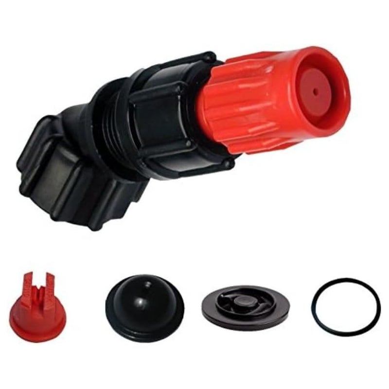 Solo 4900654-P Sprayer Elbow Nozzle Assembly Plus Standard Nozzle Assortment,Black - Image 1