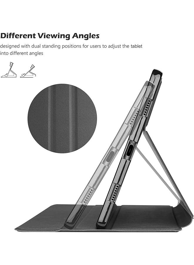 Procases Lenovo Tab P11 Plus 2021 Tab P11 Case 2020 11 Inch For Tb-J616F Tb-J616X Tb-J606F Tb-J606X Slim Shockproof Stand Folio Protective Hard Shell Cover For Lenovo Tab P11 Tab P11 Plus 11 Inch -Black - Image 4