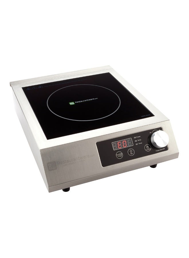 Restaurantware Professional Portable Induction Cooktop RWT0094 - 3500W (220V) Countertop Induction Cooker with Digital Temperature Display - Perfect for Restaurants and Catering Events  - Image 1