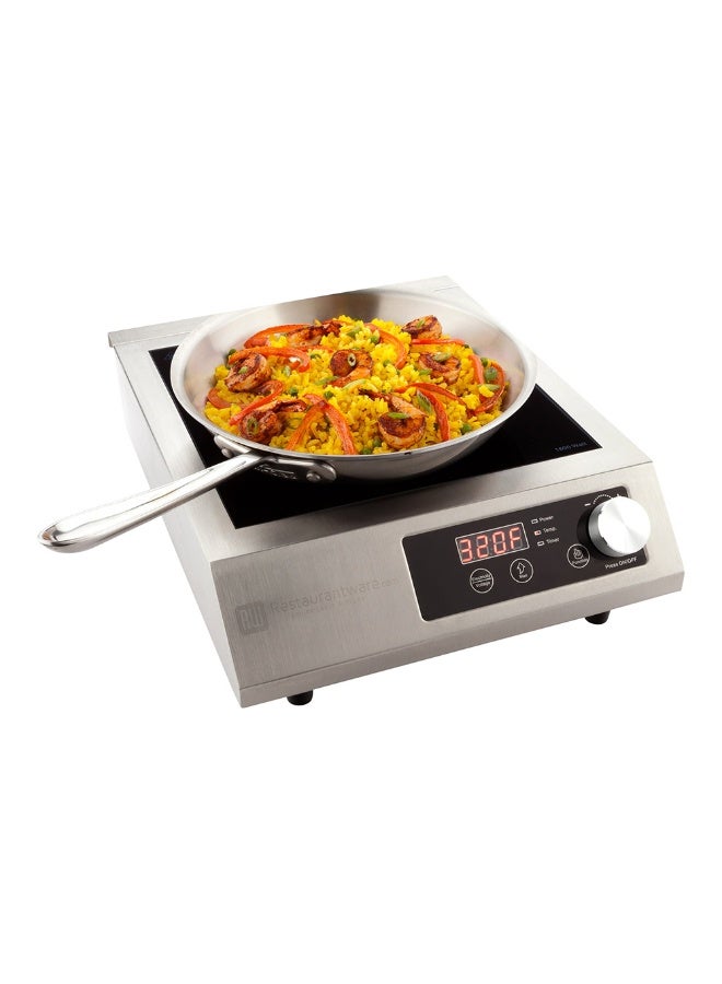 Restaurantware Professional Portable Induction Cooktop RWT0094 - 3500W (220V) Countertop Induction Cooker with Digital Temperature Display - Perfect for Restaurants and Catering Events  - Image 2