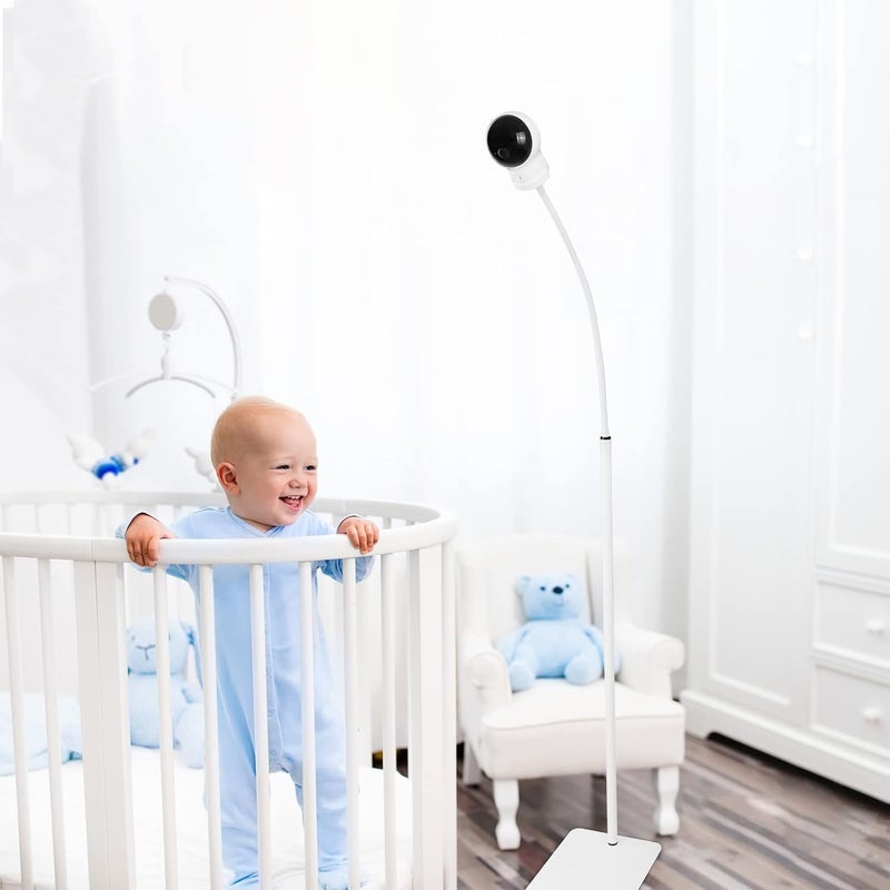 HOLACA 35 inch or 63 inch Floor Stand for Hellobaby Infant Optics DXR88 Pro eufy VavaHipp and Nooie Baby MonitorOwlet and Motorola Baby Monitor for Any Other Cameras with 14 Screw Mount - Image 2