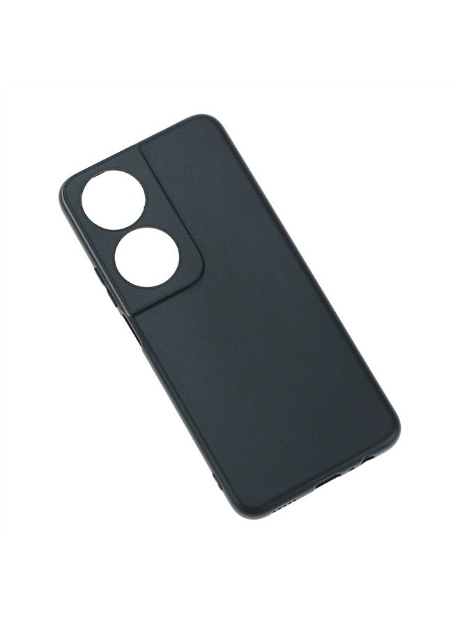 Ocean Honor X7b 4G Case,Slim Fit Soft Flexible TPU Matte Finish Coating Protective Cover，Raised Full Camera Protectio Phone Case for Honor X7b 4G, Black - Image 2