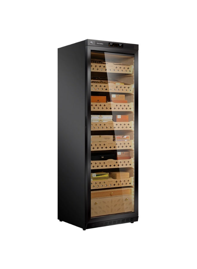 Raching MON3800 Climate Control Humidor Cabinet with Ammonia Removal Black/Gold - Image 1