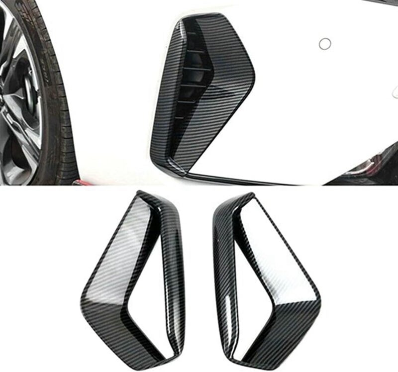 QASULER Carbon Fiber Fog Light Lamp Cover for Kia K5 Optima - Image 3