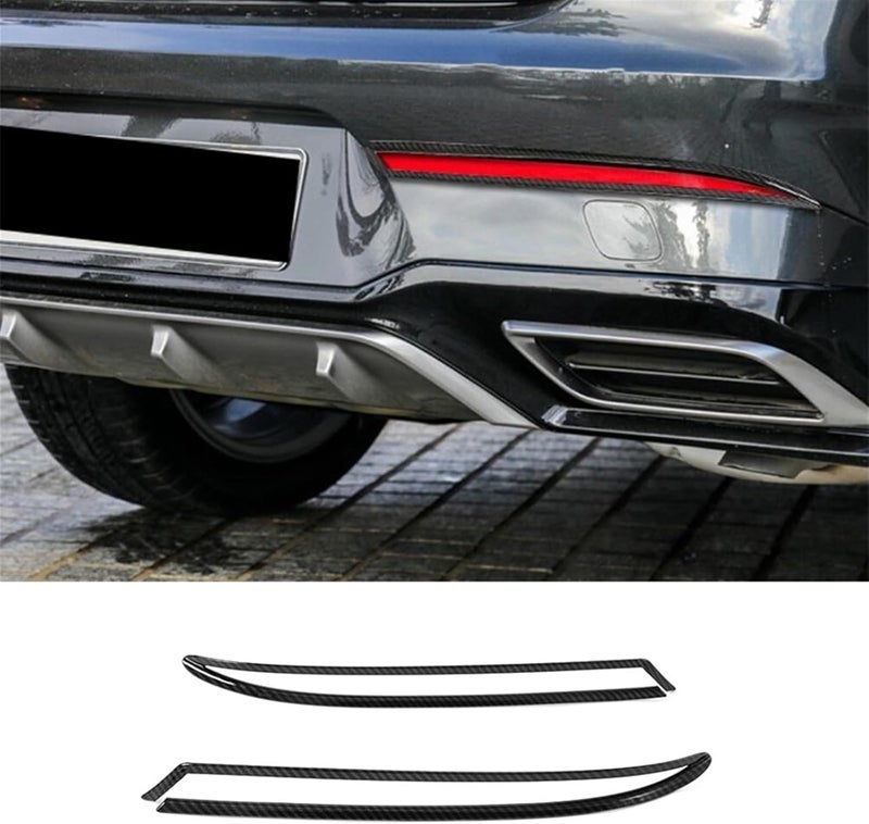 QASULER Carbon Fiber Fog Light Lamp Cover for Kia K5 Optima - Image 2