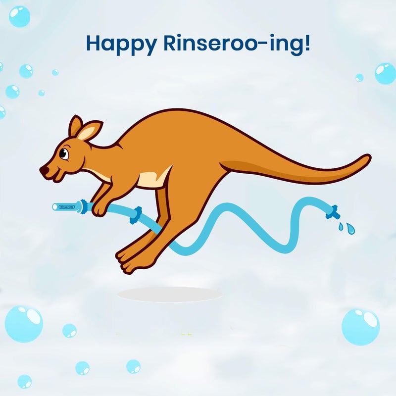 Rinseroo 2.5 Foot Extension PART for Rinseroo: RINSEROO SOLD SEPARATELY. Fits Shower and Jumbo Versions (NOT FOR TUB VERSION). Leader Hose To Lengthen Rinseroo Reach. THIS IS AN EXTENSION PART ONLY. - Image 3