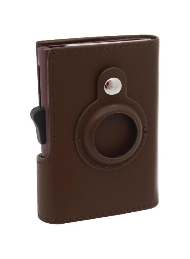سي-سيكيور محفظة بطاقات كاجوال جلد بني - Image 3