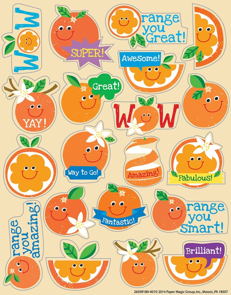 Eureka Orange Stickers, Scented (650918) - Image 1
