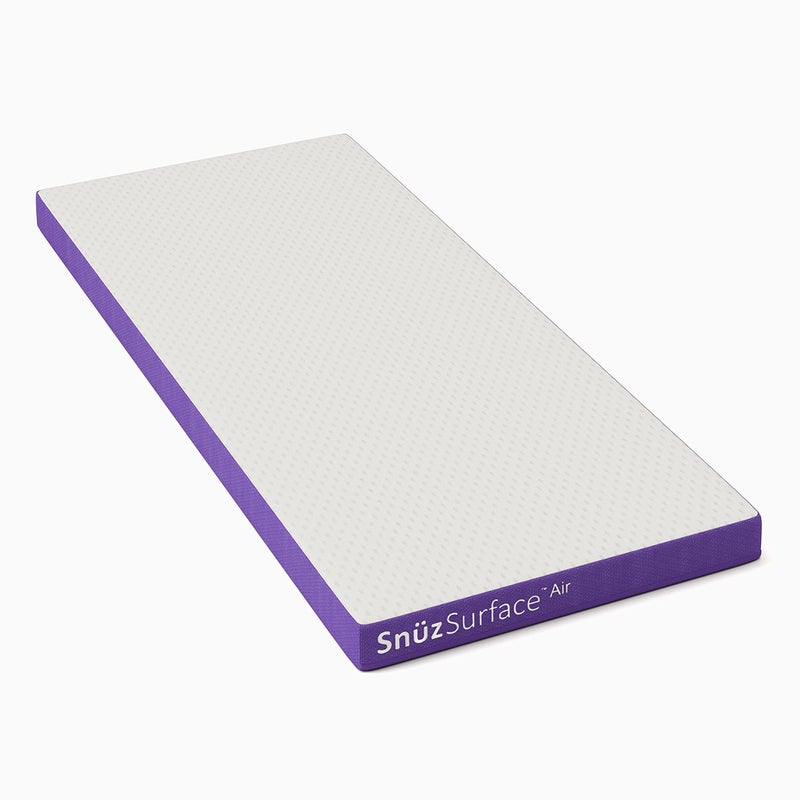 Snuz SnuzSurface Air Crib Mattress SnuzPod4 | 3D Breathable Mesh Surface | Firm Support for baby | Infant/ Baby | Suitable from 0 to 6months Mattress Size: 42x77x3cm - Image 1