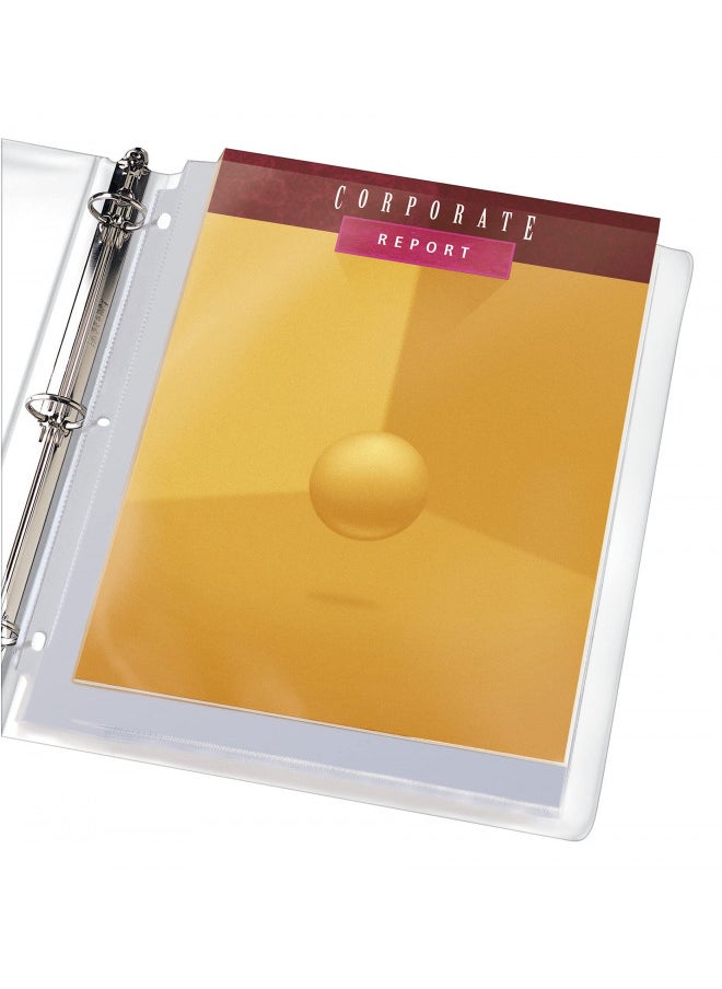 AVERY Avery Clear High-Capacity Sheet Protectors, Hold 50 Sheets, Heavyweight, 25 Multi Page Protectors (74171)  - Image 2