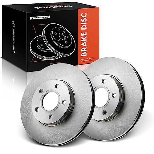 A-Premium 10.94 inch (278mm) Front Vented Disc Brake Rotors Compatible with Select Ford and Volvo Models - C-Max 2013-2018, Focus 2012-2018, C30 2012-2013, S40 2004-2012, 2-PC Set - Image 1