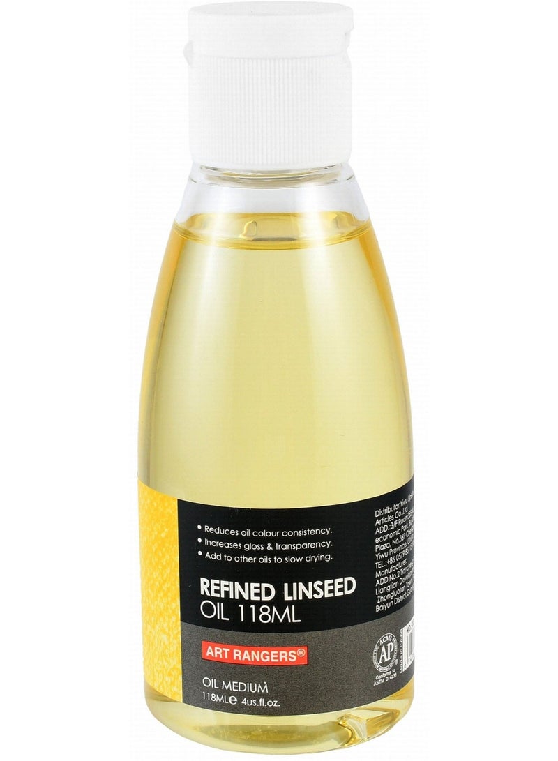 ART RANGERS Refined Oil for Oil Painting – Medium for Gloss & Flow Enhancement – 118ml - Image 1