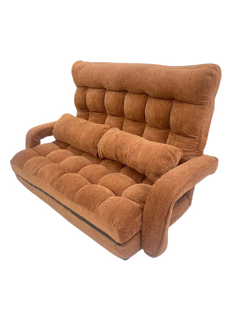 Albawadi - Folding Sofa  Floor Chair Comfort Bed with Double Pillows Adjustable Back - Image 1