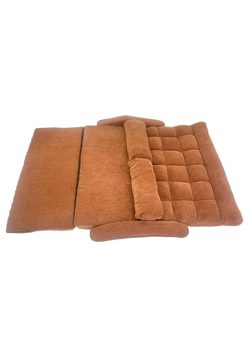 Albawadi - Folding Sofa  Floor Chair Comfort Bed with Double Pillows Adjustable Back - Image 1