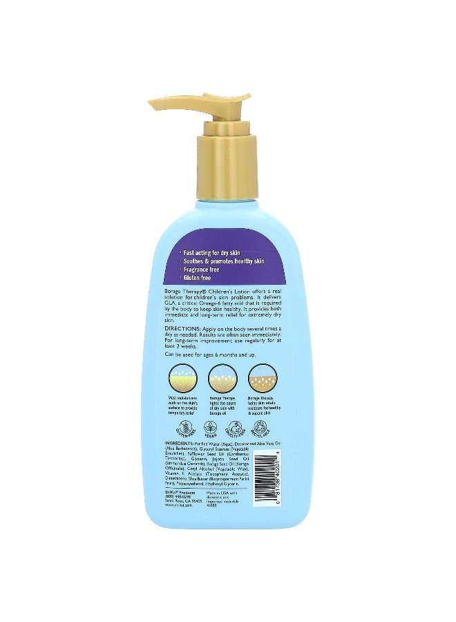 SHIKAI Shikai, Borage Therapy, Children's Lotion, For Ages 6 Months and Up, Fragrance Free, 8 fl oz (238 ml)  - Image 2