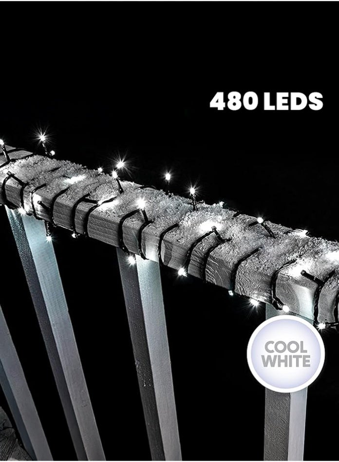 MODI 50M LED String Fairy Lights Waterproof – Decorative Outdoor & Indoor Lights for Christmas Tree, Birthday, Party, Garden & Holiday Decorations - Image 4
