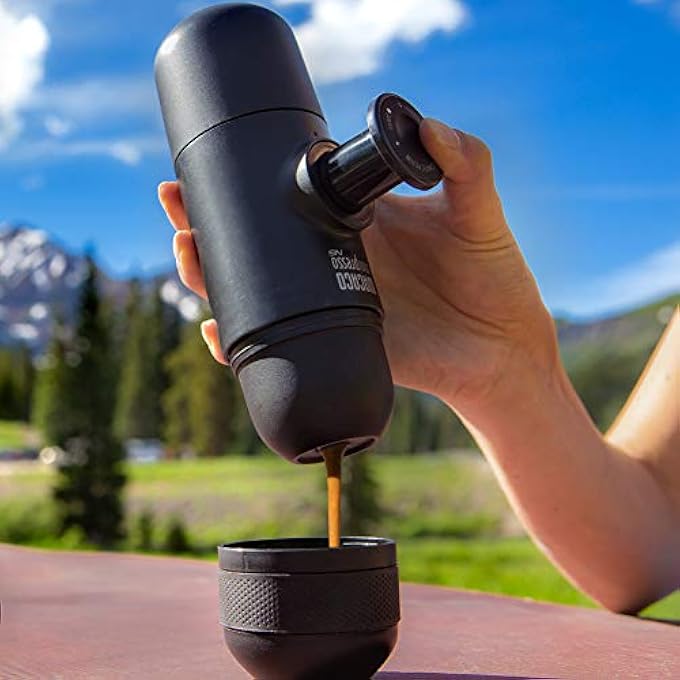 WACACO Minipresso Ns Portable Espresso Machine Compatible Nespresso Original Capsules And Compatibles Travel Manual Coffee Maker Manually Operated From Piston Action - Image 5