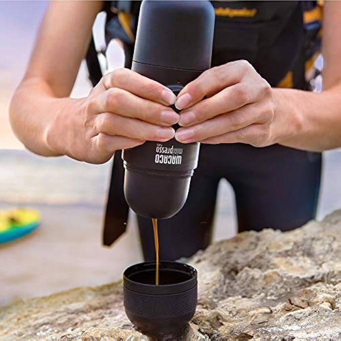 WACACO Minipresso Ns Portable Espresso Machine Compatible Nespresso Original Capsules And Compatibles Travel Manual Coffee Maker Manually Operated From Piston Action - Image 3