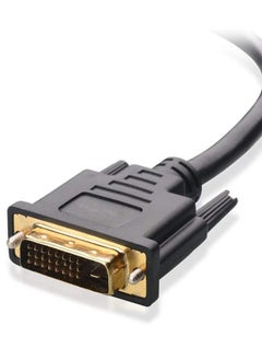 زيرو محول كابل مدخل HDMI إلى مخرج DVI D 24+1 دبوس للعرض، DVI-D ذكر إلى HDMI ذكر عالي السرعة يدعم دقة 1080 بكسل كاملة الوضوح (1.5 متر)  - Image 4