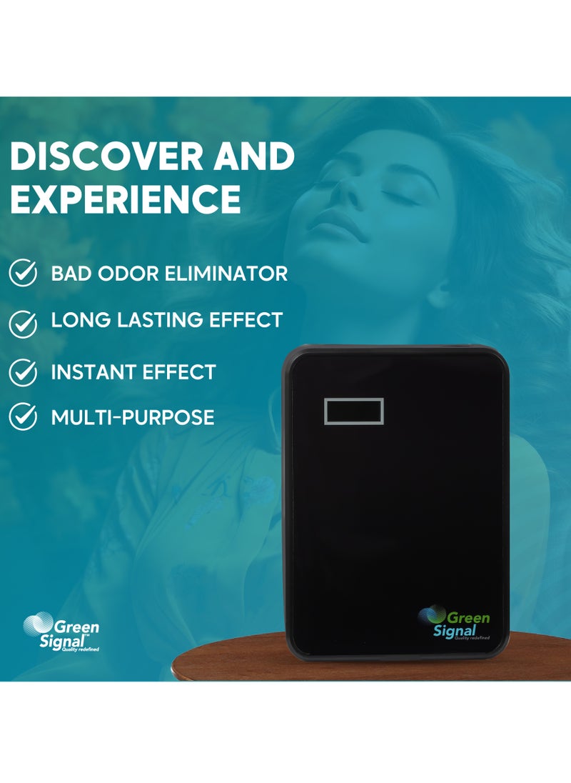 Green Signal - Green Signal Bluetooth Smart Scent Diffuser Machine (Black) - Image 1