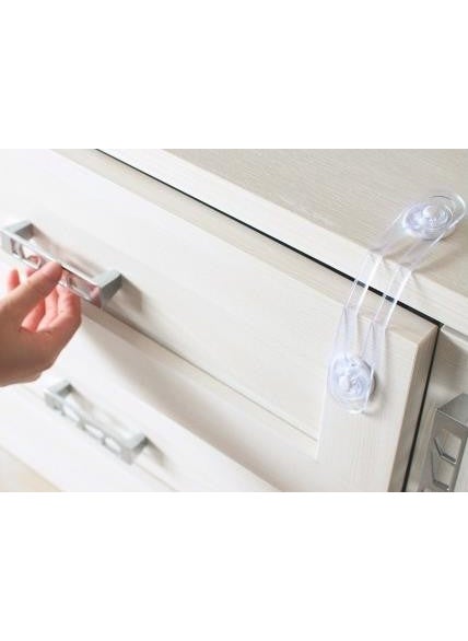 Nobel - Baby Drawer Cabinet Security Lock Multi-Purpose 2 Pieces 11 cm - Image 1