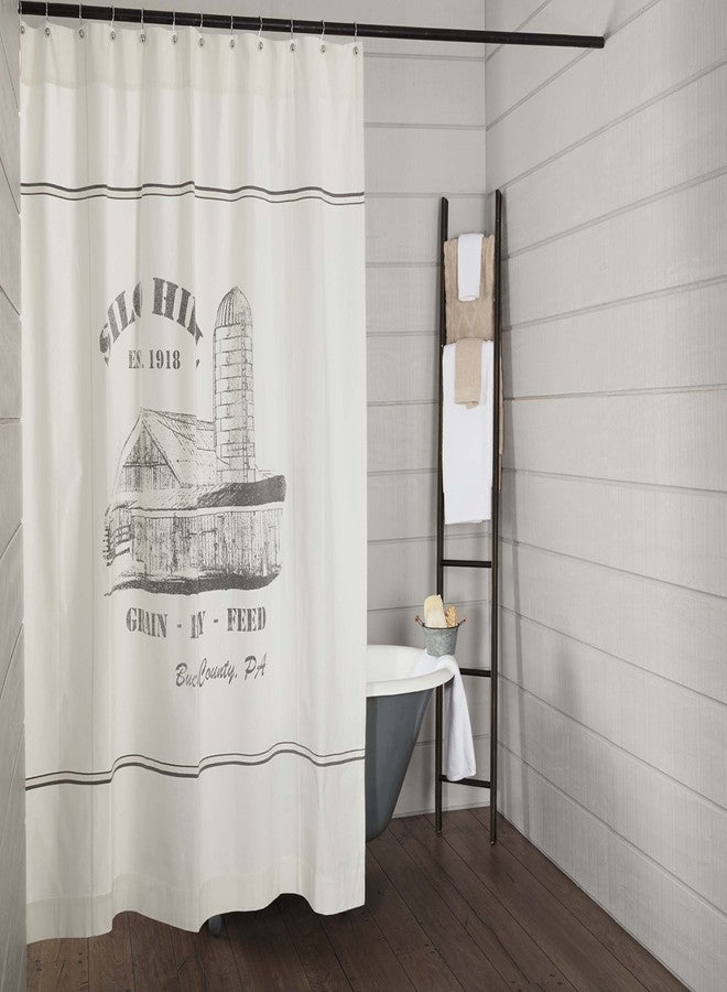 Piper Classics Silo Hill Shower Curtain 72x72 - Image 2