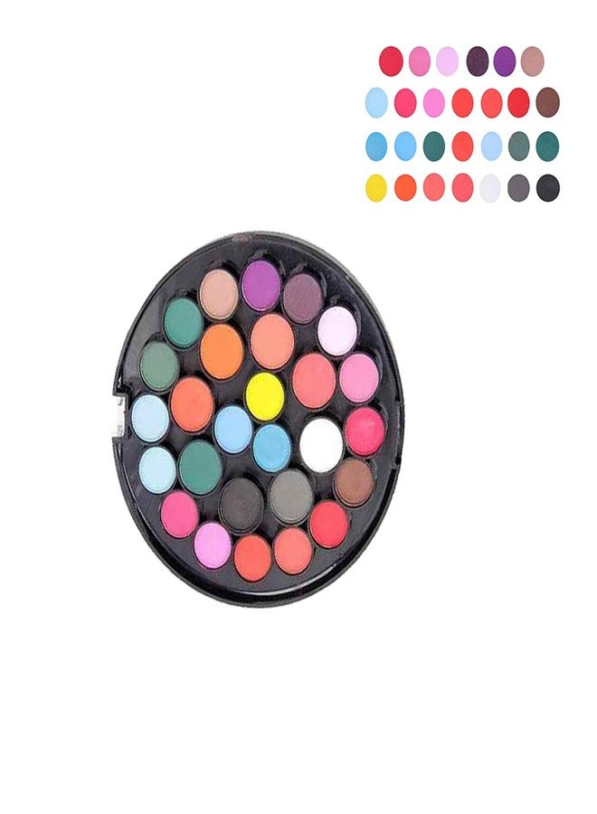 Futaba Waterproof Colourful EyeShadow Pallete- Matte - MY01-27 Colors - Image 3