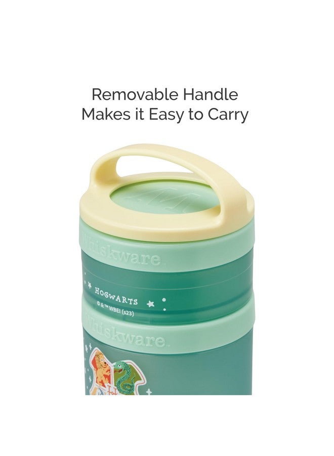 Whiskware Harry Potter Stackable Snack Containers for Kids and Toddlers, 3 Stackable Snack Cups for School and Travel, House Set, (Pack of 2) - Image 4