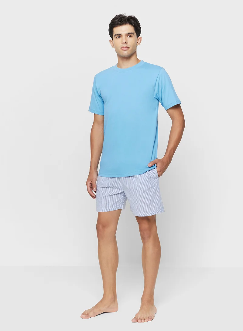 سفنتي فايف Nightwear T-Shirt & Shorts Sets