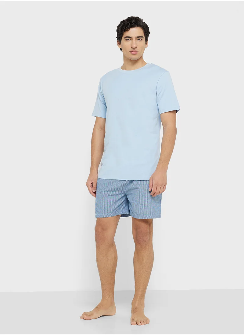 سفنتي فايف Nightwear T-Shirt & Shorts Sets