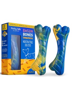 Tough Dog Toys for Medium Dogs and Small Hard Dog Toys Built for Aggressive Chewers and Canine Vision Nylon Chew Toys for Dogs with Bacon Flavour Dog Chew Toys 2 Pack - pzsku/ZEDC19D9A1785F220164BZ/45/_/1739347733/41ac54e1-70c4-4f8b-ba81-8cb2167a2a39