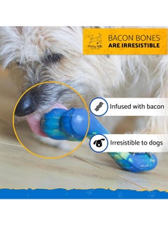 Tough Dog Toys for Medium Dogs and Small Hard Dog Toys Built for Aggressive Chewers and Canine Vision Nylon Chew Toys for Dogs with Bacon Flavour Dog Chew Toys 2 Pack - pzsku/ZEDC19D9A1785F220164BZ/45/_/1739347746/2de32b7a-c954-430e-b6bf-cd42a1dbae72