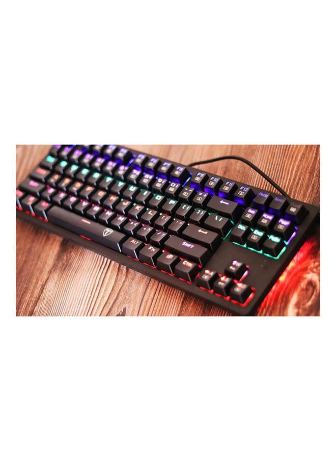 T-DAGGER - TGK313 BORA Gaming Mechanical Keyboard with LED Lighting Rainbow Brown Switch - Image 1