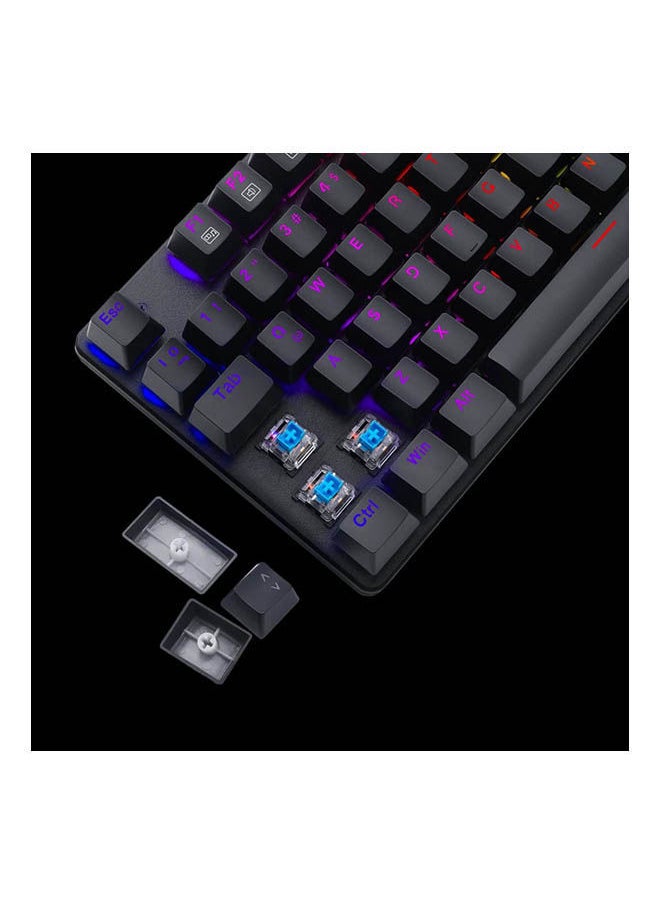 T-DAGGER - TGK313 BORA Gaming Mechanical Keyboard with LED Lighting Rainbow Brown Switch - Image 1