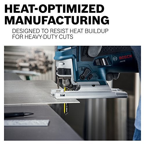 Bosch T367XHM1 5-7 TPI Carbide Edge T-Shank Jig Saw Blades for All Purpose (1 Piece), 5-3/16" - Image 3