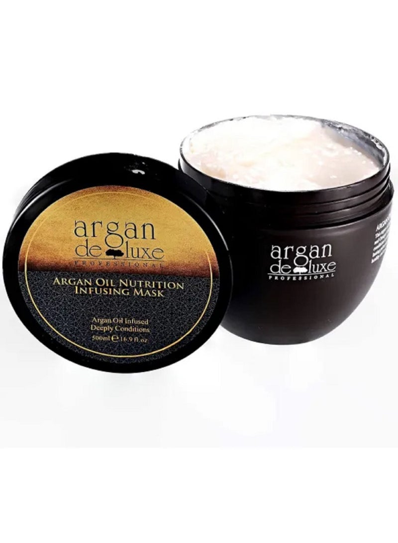 argan de luxe Argan Oil Nourishing Infusing Hair Mask - Image 3