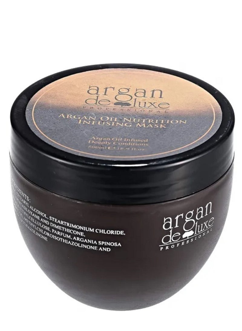 argan de luxe Argan Oil Nourishing Infusing Hair Mask - Image 2