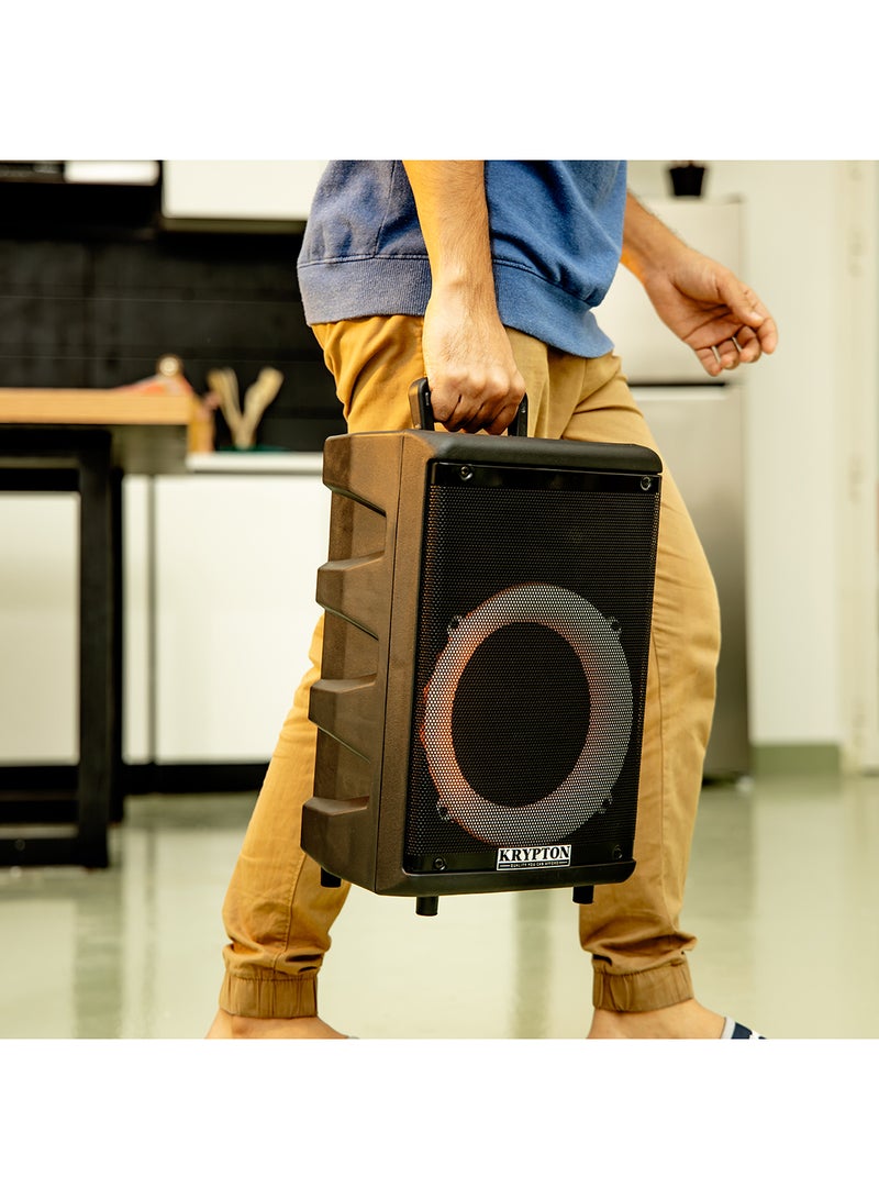 كريبتون مكبر صوت متعدد الوسائط محمول KNMS6073 أسود - Image 5