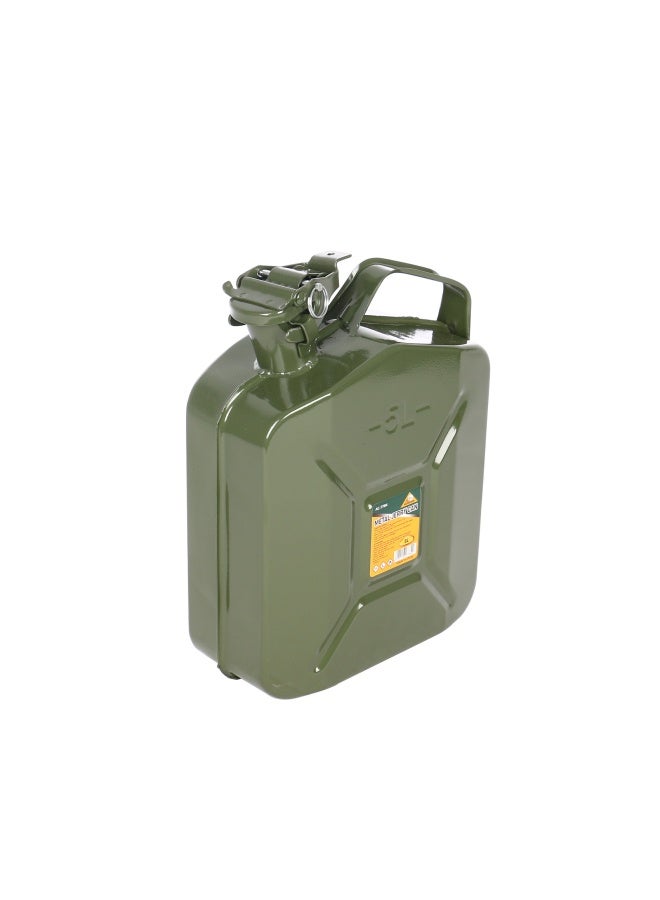AutoCare Metal Jerry Can 5L Green Ac-7784 For Oil - Gasoline - Deisel - Petrole | Selaed Latching Lock System | Heavy Duty - Image 3