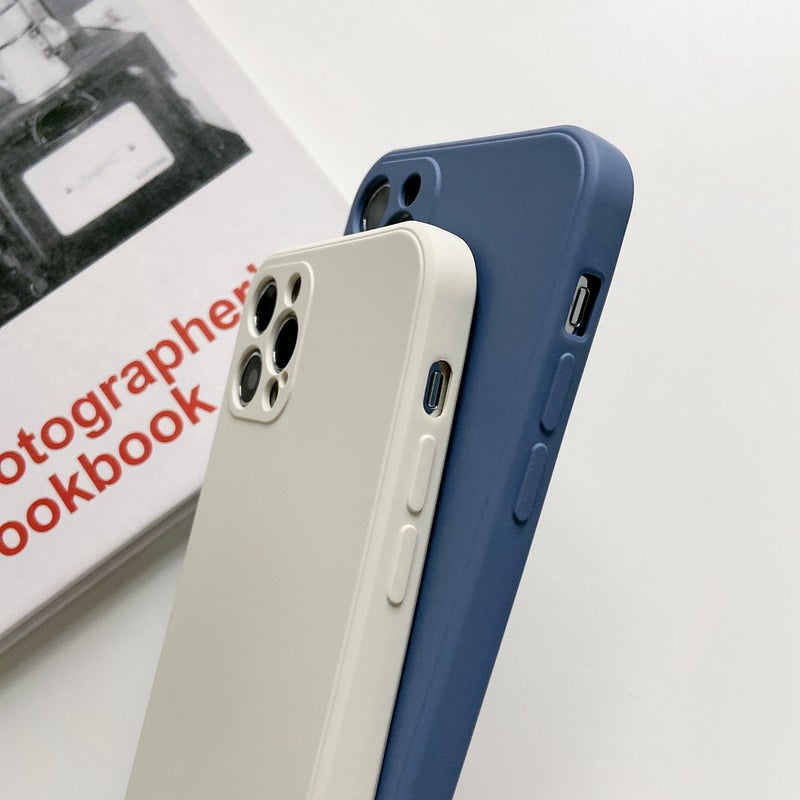 غطاء واقي بسيليكون لـ iPhone 13 مع حماية من السقوط وحبل تعليق مع مقاوم للصدمات مع مقاوم للخدش باللون بنفسجي من السيليكون للاستخدام اليومي للاستخدام المنزلي خفيف الحمل - Image 5