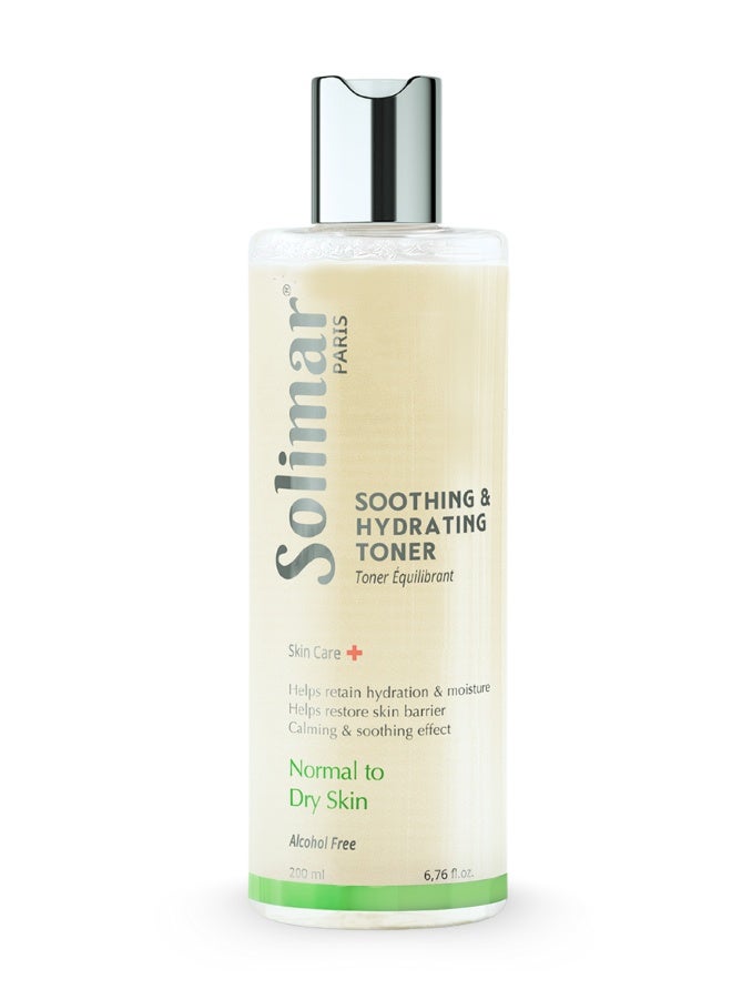 Solimar Paris Soothing Leave-On Toner for Normal to Dry Skin – Hydrating Toner to Prep Skin for Better Absorption of Serums & Moisturizers - Image 1