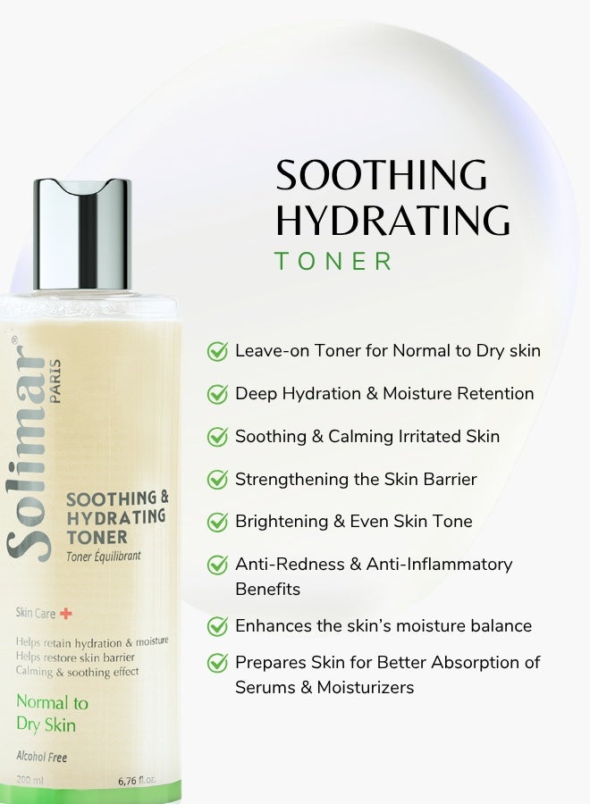 Solimar Paris Soothing Leave-On Toner for Normal to Dry Skin – Hydrating Toner to Prep Skin for Better Absorption of Serums & Moisturizers - Image 2