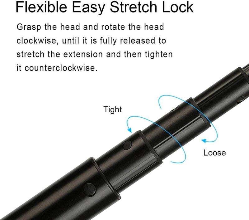SHOPEE Long 44nch Invisible Selfie Stick Compatible with Insta360 ONE X4, X3, X2, X, Insta360 ONE R, RS, Insta 360 Camera 1/4" /Hero 12/11/10/9, SJCAM, and Other Action Cameras Extended Monopod Pole - Image 5