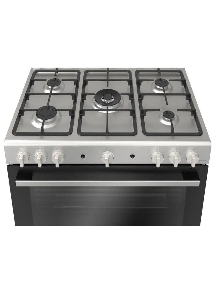 BOSCH Gas cooker Series 2, 90 * 60 cm, 5 Burners, Stainless Steel - HGV1F8Y50S 5 HGV1F8Y50S Stainless Steel - Image 2