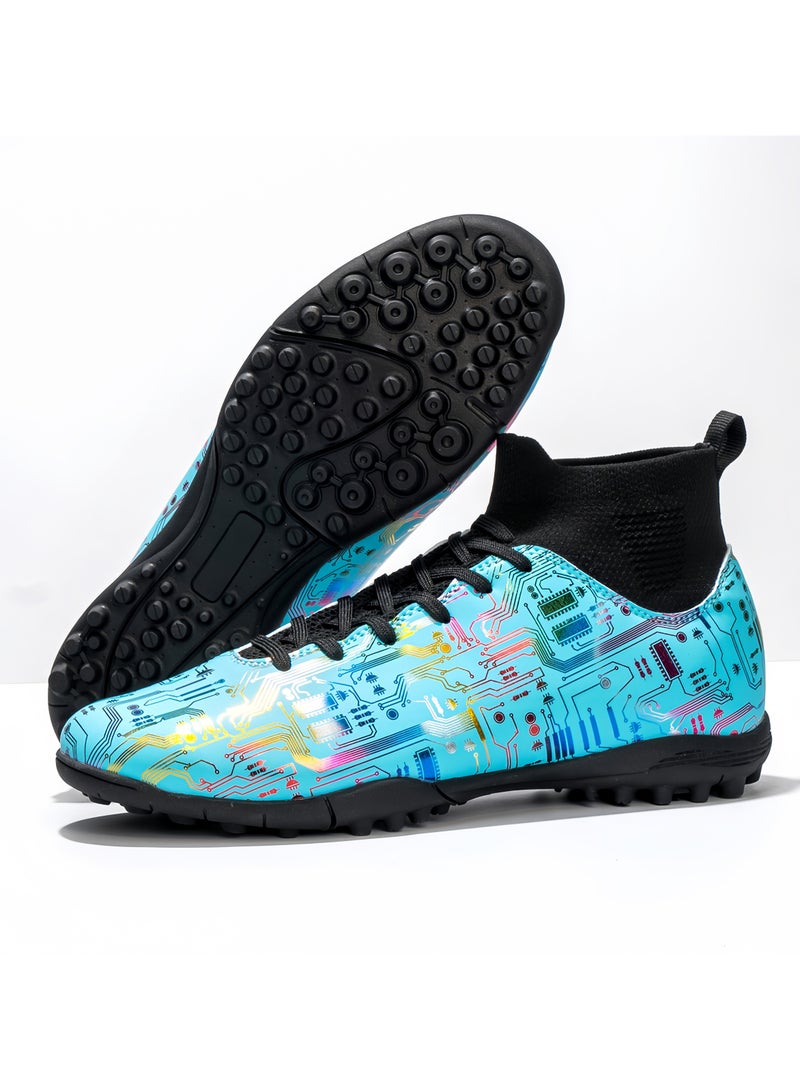SKT Shiketro New Large Size Youth Adult Long Spike Football Shoes Special Training Shoes Indoor And Outdoor Sports Shoes  - Image 1