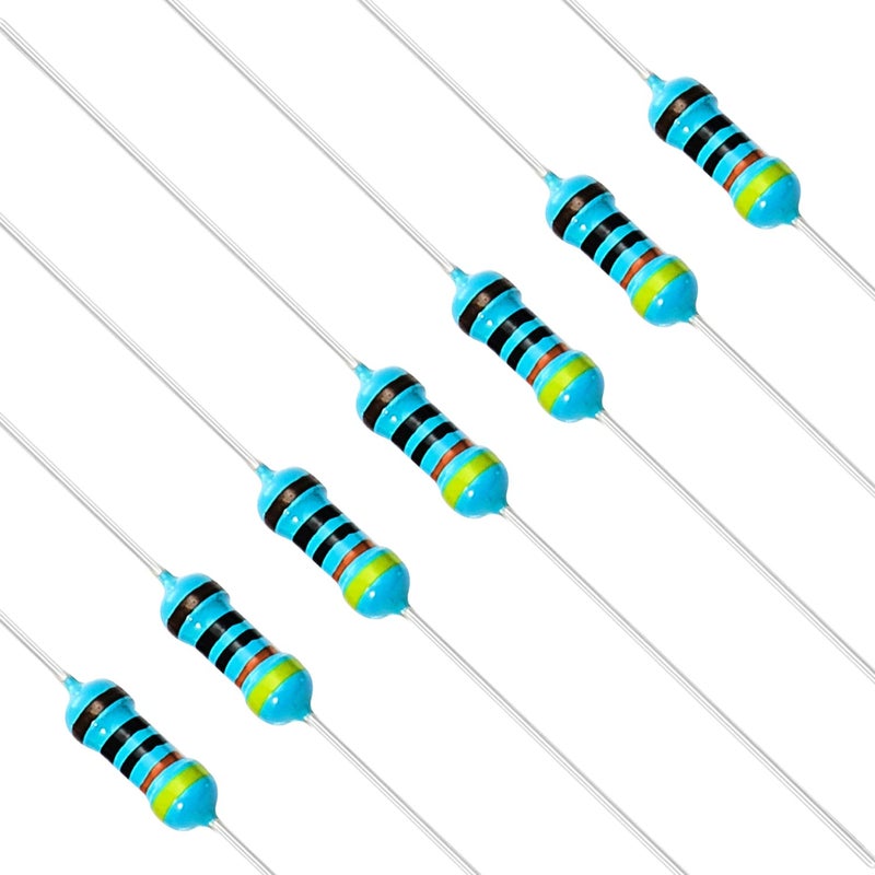 CHANZON 100pcs 1/4W (0.25W) 430 Ω ohm Metal Film Fixed Resistor 0.01 ±1% Tolerance 430R MF Through Hole Resistors Rohs Certificated - Image 1