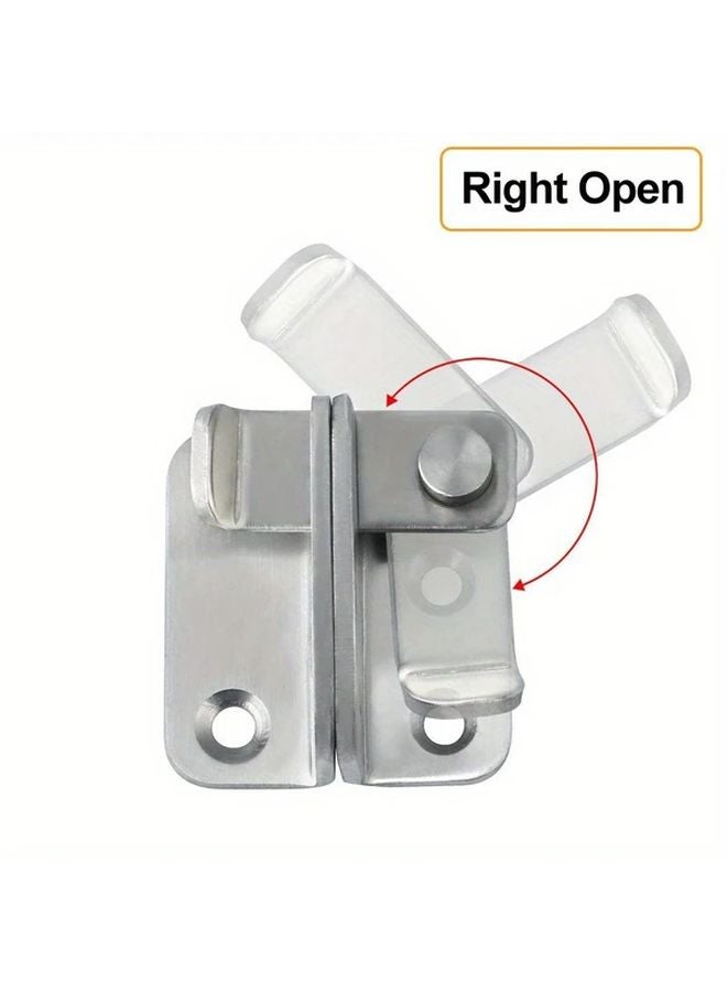 201 Stainless Steel Door Buckle Lock For Secure Bathroom And Bedroom Doors - Image 5