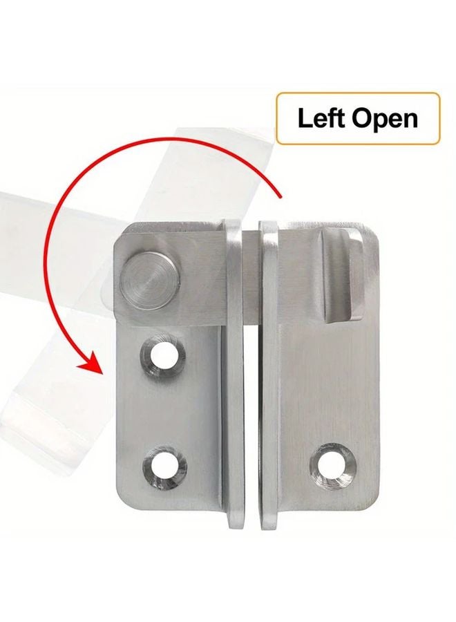 201 Stainless Steel Door Buckle Lock For Secure Bathroom And Bedroom Doors - Image 1