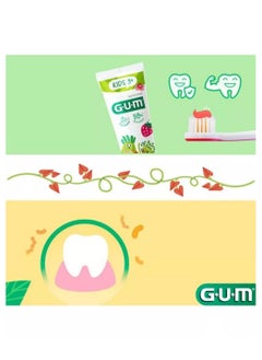SUNSTAR Gum Kids 3+ Years Toothpaste, Strawberry Flavour 50ml  - Image 3